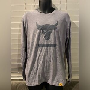 Under Armour Gray Long Sleeve Tee for Casual Comfort